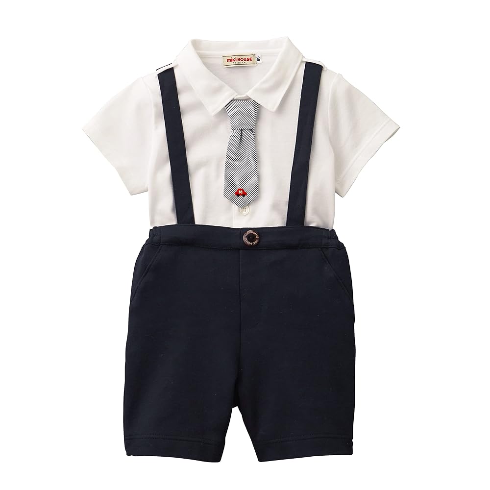 Amazon.co.jp: [ミキハウス] ベビー フォーマルセット 半袖